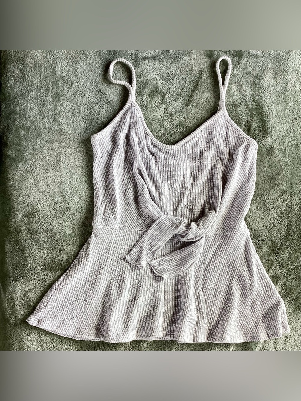 Caution To The Wind XS tank top gray and white